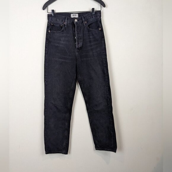 Agolde’ 90s mid rise Jean Black size  25 - Picture 3 of 11